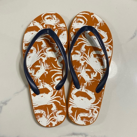 Other - New in packaging kids flip flops with crabs. Size XL (2-3) clearance sale